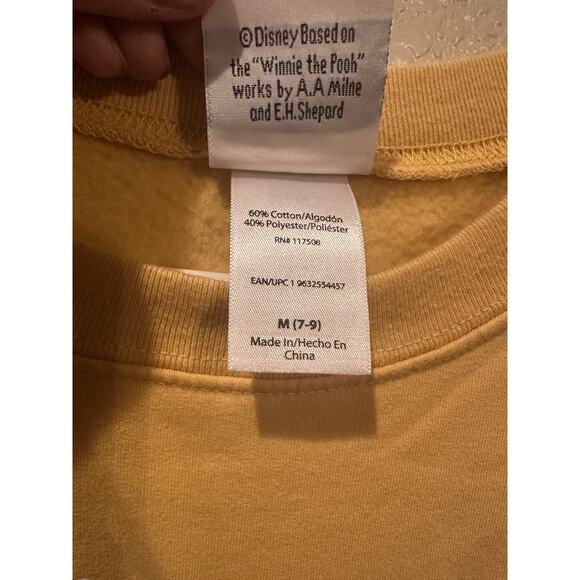 Disney Winnie the Pooh and Friends Tigger Piglet Eeyore Crewneck sweatshirt sz M - Picture 3 of 5